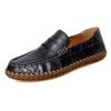New Men's Casual Leather Footwear Moccasins Slip On Office Man Formal Shoes Dress Shoes Breathable Driving Lazy Loafers