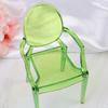 Plastic Toys House Decor Dollhouse Furniture 1/6 Doll Armchair Dinning Room