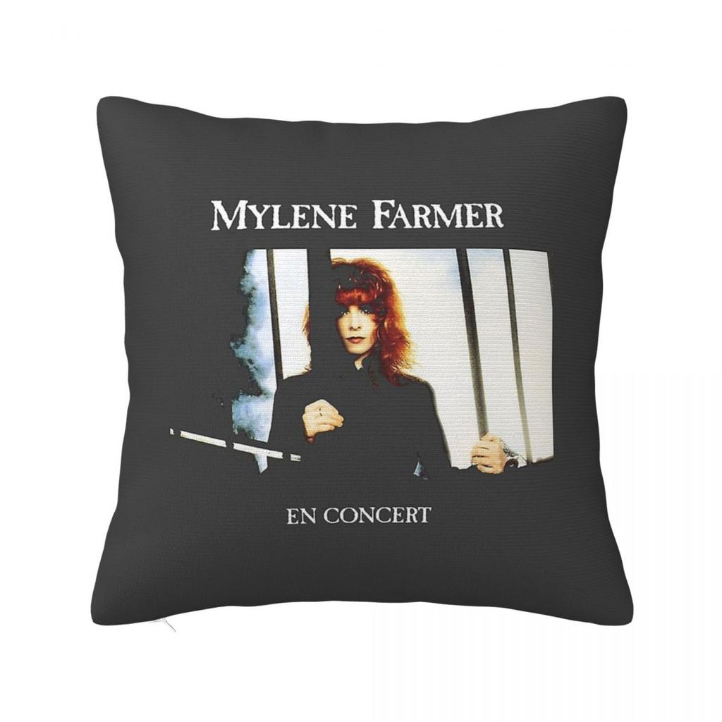 Mylene Farmer Jeanne Gautier Fashion Singer Square Pillowcase Cushion Cover Pillow Case Throw Pillow Cover for Home Bedroom Car