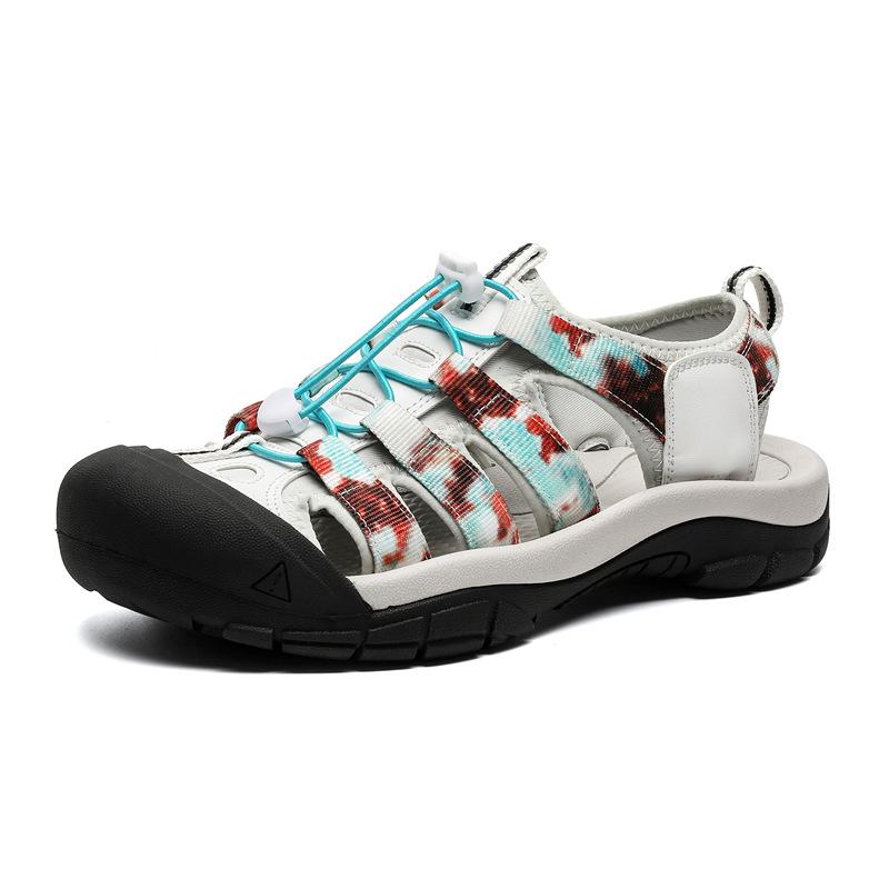 

3287 Ботинки для брода Kejia, уличные альпинистские, с закрытым носком, пляжные сандалии, летняя мужская обувь 45 покинуть белый