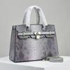 2026 New Snake Pattern Feeling Large Capacity Shoulder Crossbody High-end Versatile Women's Bag Big Bag