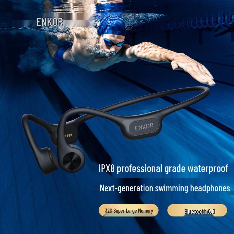 ENKOR Bone Conduction Sport Bluetooth Headphones