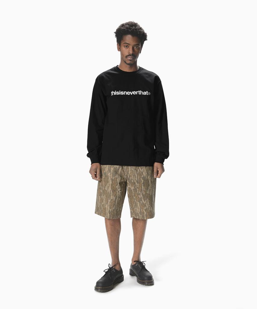 THISISNEVERTHAT (Ss25) T-Logo L/S Tee Black