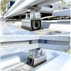4/6PCS Van Roof Rack Mount Kit Stainless Steel RVs Photovoltaic Brackets Roof Racks Camping Steel Stability Box Brackets Box