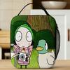 Borsa Pranzo Sarah And Duck Portatile Pranzo Bambino Ufficio Stampa Borsa Termica Casual Impermeabile Borsa a Shopper Sacchetti per Cibo