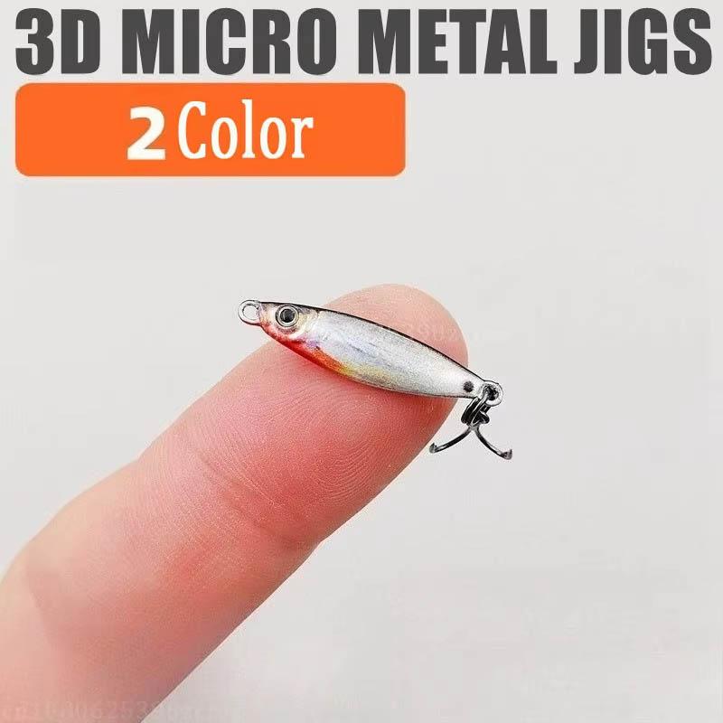Микро Размер Железная Пластина Приманка 1.5/3/5г 3D Мини VIB Приманка Металлическая Каст Джиг Блесна Песка Рыба Микро Блестка Рыболовные Приманки Искусственная Приманка