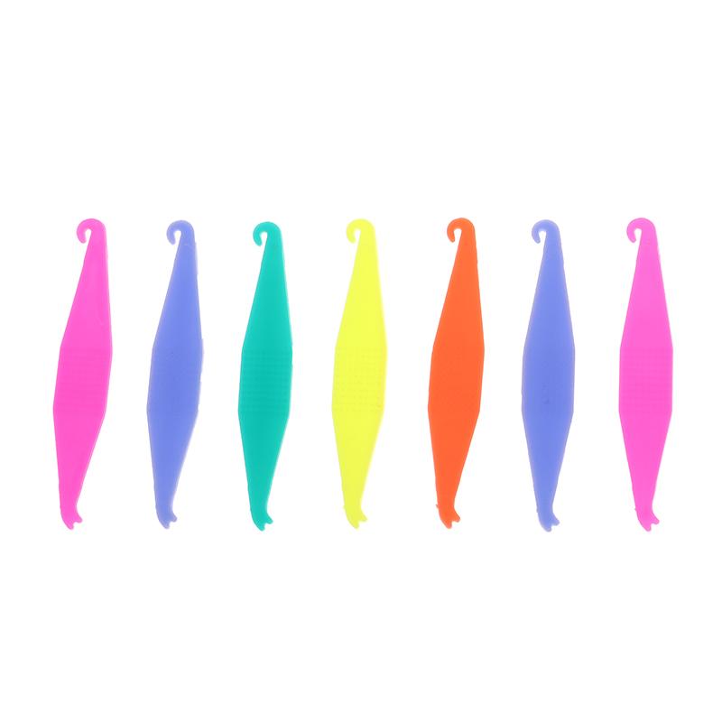 50 Pcs Mixed Color Dental Orthodontic Disposable Elastic Placing Hook Elastomeric Ligature Tie Placer Tooth Care Tools