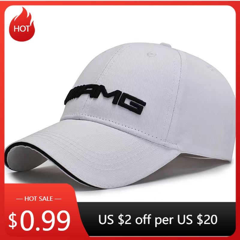 2025 Heißer Autoaufkleber Outdoor Baseballkappe Sommer Sportmütze Gestickt Herren Damen Baseballkappe Für Mercedes Benz AMG W212 W204 W