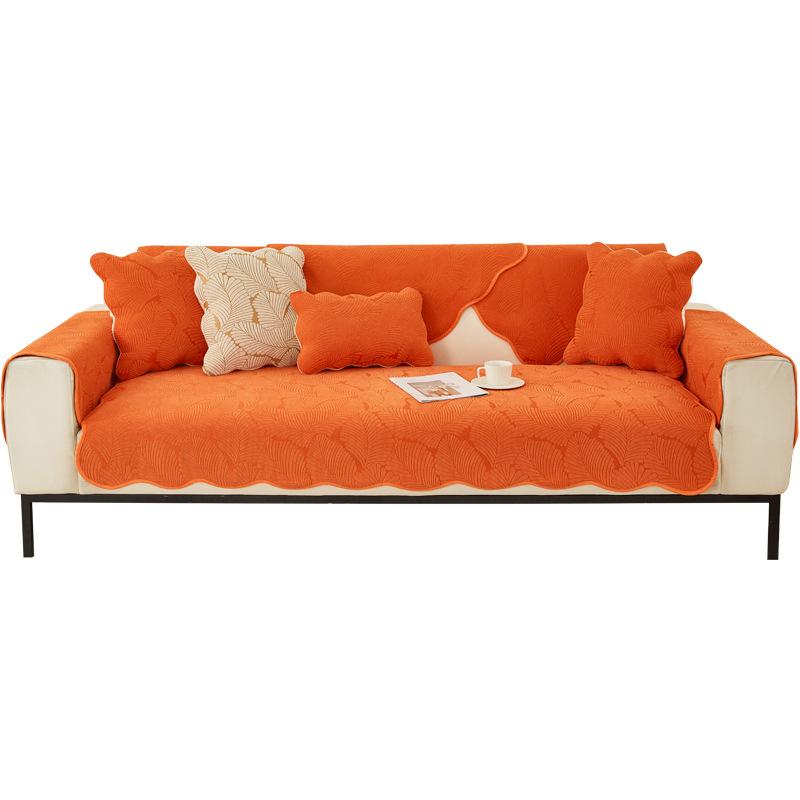 All-Inclusive Polštář na pohovku Čtyři roční období Univerzální Protiskluzový Žinylkový Jednoduchý Moderní Potah na pohovku do obývacího pokoje Krycí látka Zesílený