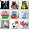 Pet Basketball Pillowcase Car Sofa Cushion Cover Bed Bird  Autumn Cool Boxing Cat Belt Clothes