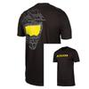 Unisexs Biker Motorcycle Helmet Print Tshirt Casual Short Sleeve Crew Neck Black Streetwear Tee
