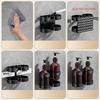 Brown Bathroom Shampoo Holder Easy Refill Soap Pump Bottle Bathroom Soap Holder Easy To Clean Robust Installation