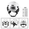 Unisex Ski Helmet With Integrated Goggles Winter Snowboarding Safety Gear EPS Foam CE Certified Adults