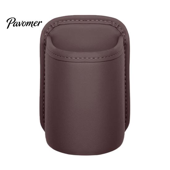 Multifunctional Car Door Container Universal Faux Leather Cup Holder, Wide-Mouth Clip Organizer for Drinks, Pocket Phones, Automotive Interior Storage