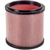 HEPA Filter for Vacmaster Fine Dust Cartridge Filter & Retainer 5 To 20 Gallon Wet/Dry Vacs, VCFF