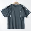 Halat de spital de vară cu mânecă scurtă, top tip tricou din bumbac pur, ușor de purtat și de scos, îmbrăcăminte pentru reabilitare postoperatorie pentru fracturi complet deschise