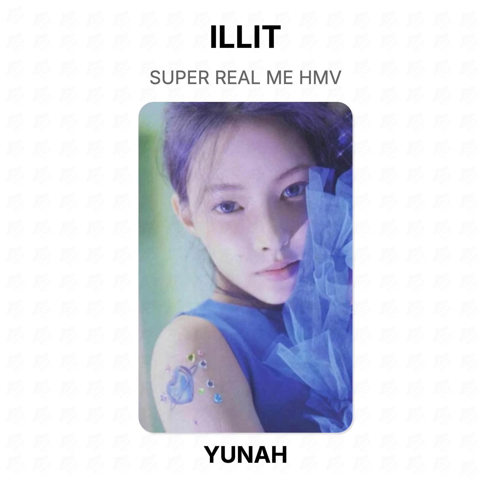 ILLIT SUPER REAL ME HMV Official Photocard YUNAH