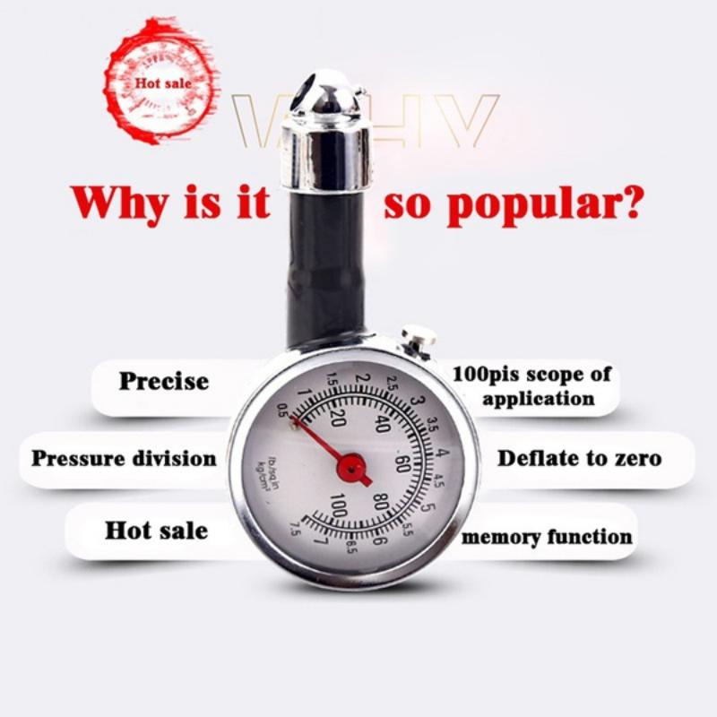 Portable Car Tire Pressure Gauge High Precision Mini Tire Pressure Tester for Accurate Measurement