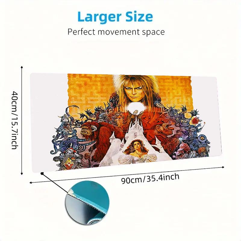 Labyrinth Large Size Mouse Pad Large Gaming Table Cushion Non-slip Laptop Tablet Big Mousepad XXL Mat Mini PC Playmat With Lock Edge