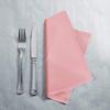Polyester Hemstitching Pink Napkins for Wedding Banquet Serving Napkins Restaurant Hotel Personal Napkin for Dinner Table Decor