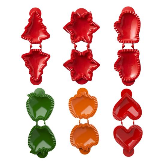 Mini Pie Maker Mold Multipurpose Pastry Mold Cheese Snack Maker with Lids Christmas Thanksgiving Dessert Mold