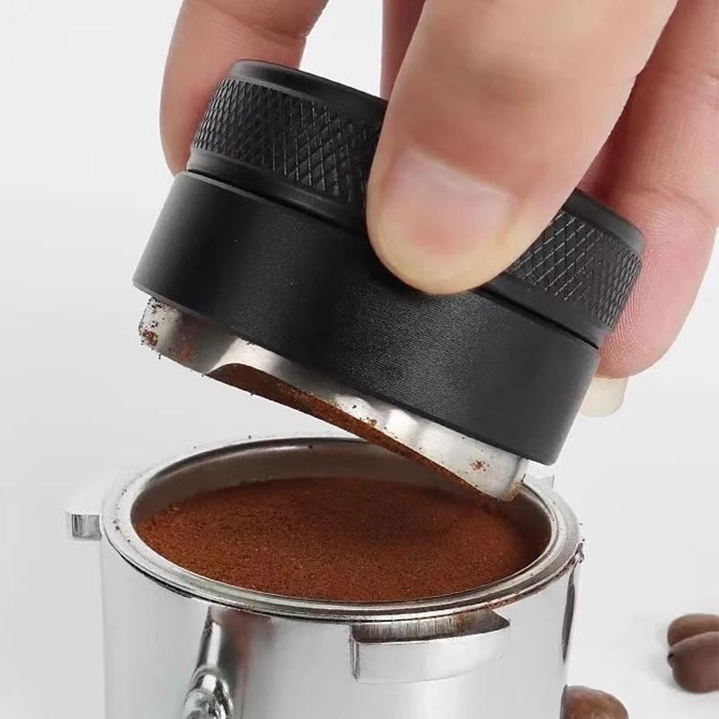 Coffee Powder Tamper 51mm 53mm 58mm Espresso Distribution Tool 3 Angled Slopes Adjustable Espresso Cafe Accessories Barista Tool