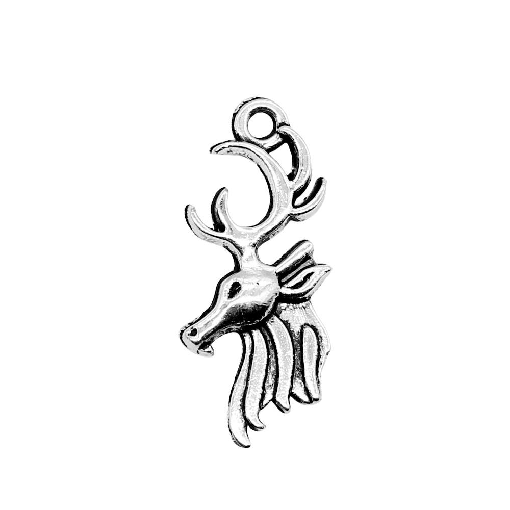 Deer Antler Charms Christmas Day Pendants For Nature Inspired Jewelry