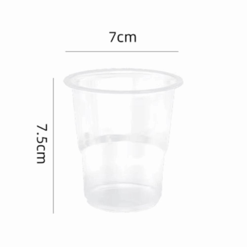 50Pcs 180ml Disposable Plastic Cups Food-grade PP Transparent Clear Plastic Cups Heat-resistant Party Plastic Cups