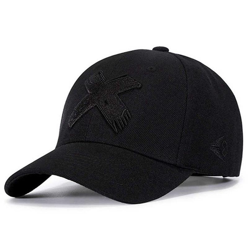 2026 Creative Simple New Flat Edge Hat X Embroidered Men's Street Hip Hop Skateboarding Hat Women's Daily Sunshade Baseball Hat