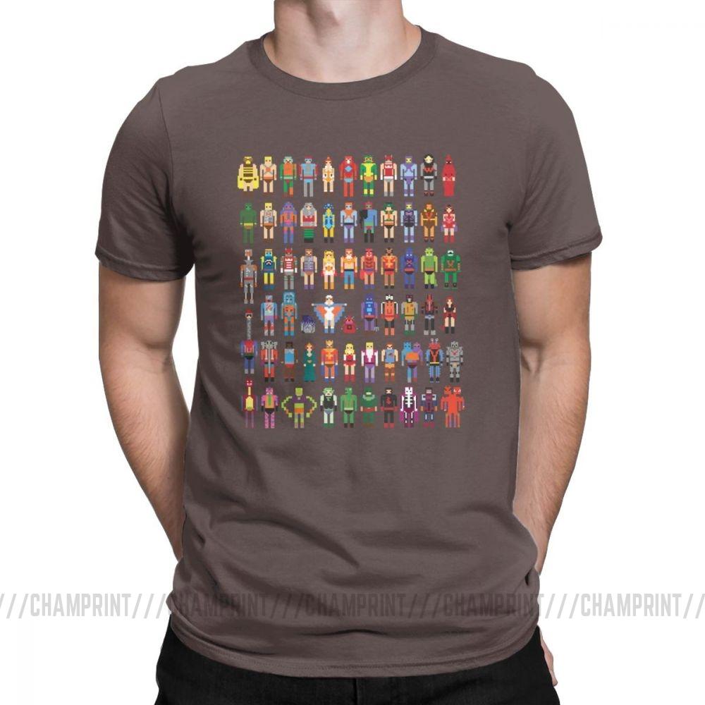 Vintage 8 Bit Of The Universe T Shirt Men O Neck Cotton T Shirt Short