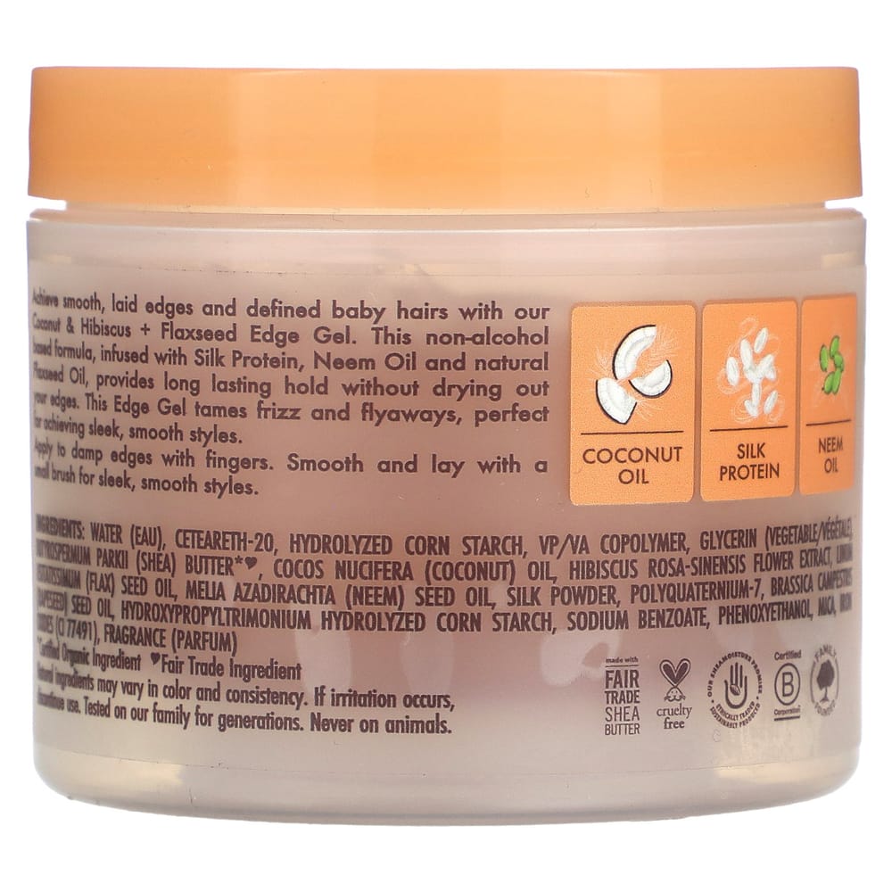 SheaMoisture Coconut & Hibiscus + Flaxseed Edge Gel 99g (3.5oz)