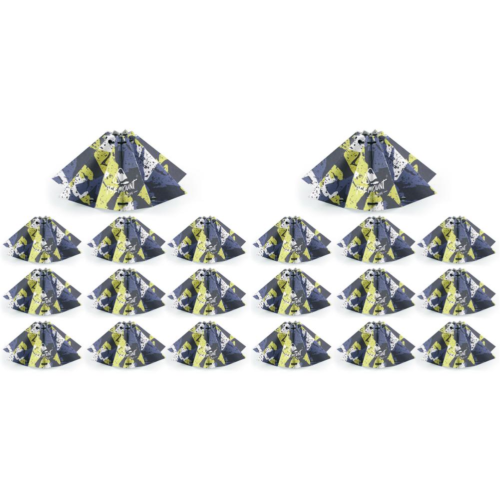20PCS Outdoor Umbrella Lampshade Waterproof Collapsible Camping Lamp Shade Kraft Paper Hanging Lantern Cover for Lamp Decoration