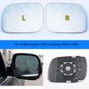 Car Heated Wide Angle Mirror Glass For Volkswagen VW Touareg 2003-2006 Lens Reverse Rear-view Mirror Heating Glass