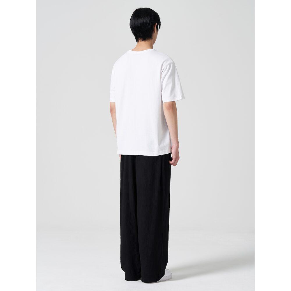 8SECONDS Wrinkle Texture Wide Pants Black (424721Ay25)