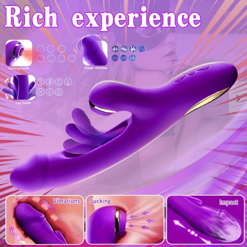 Kvinner Klitoral Slap Vibrator Dildo Vagina Klitoris Klitoral Stimulator Vibrator G-punkts Stimulator Kanin Vibrator Sexleketøy for kvinner Voksenprodukter