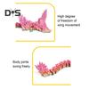 3D-gedruckte fliegende Drachenfigur, bewegliche Gelenke, chinesische Drachenfigur, artikuliertes geflügeltes Drachenmodell, Zappelspielzeug, Schreibtisch-Dekoration, Ornament