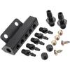 Universal Vacuum Manifold Kit 1/8" Ports 1/2" Interfaces Block Intake Manifold for Car Fuel Gas Wastegate Turbo Boost Replace Parts