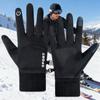 Iarnă Cald Degete Întregi Impermeabil Rezistent la Vânt Ciclism Sporturi în Aer Liber Alergare Motocicletă Schi Mănuși Fleece cu Ecran Tactil