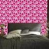 Cow Patches Wallpaper, purple and powder pink, powder pink background, 50x1000