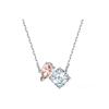 Attract Seelenkristall Halskette Damen Halsketten Rosa Silber 5517115