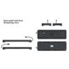 Supporto con Protezione Antipolvere per Console, Base Ventola di Raffreddamento, Strisce Luminose Colorate, Dock di Archiviazione in ABS e Acrilico, Facile da Trasportare per Console 2/1/Display