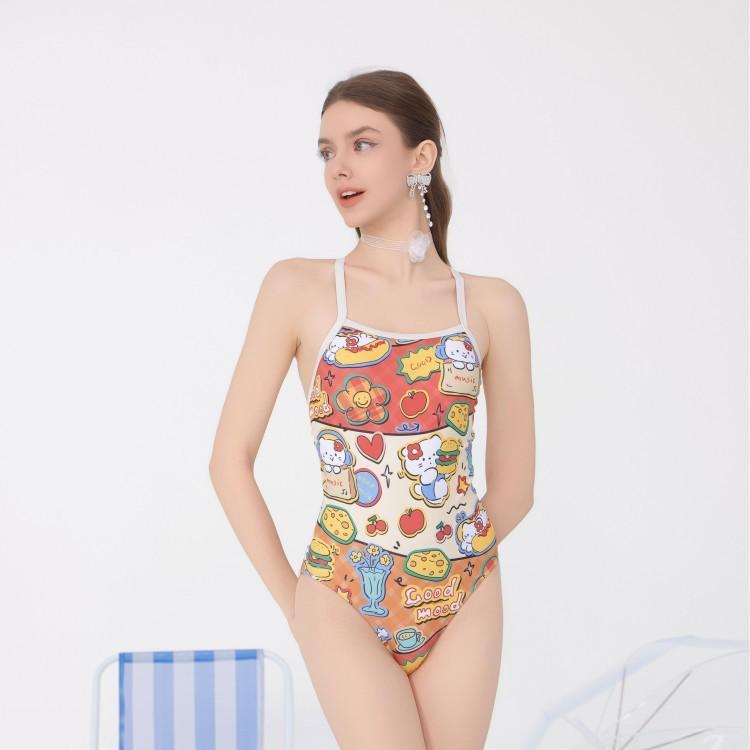 

High-End Slimming Women s Racing Swimsuit - Sexy One-Piece for Pool Extra Large