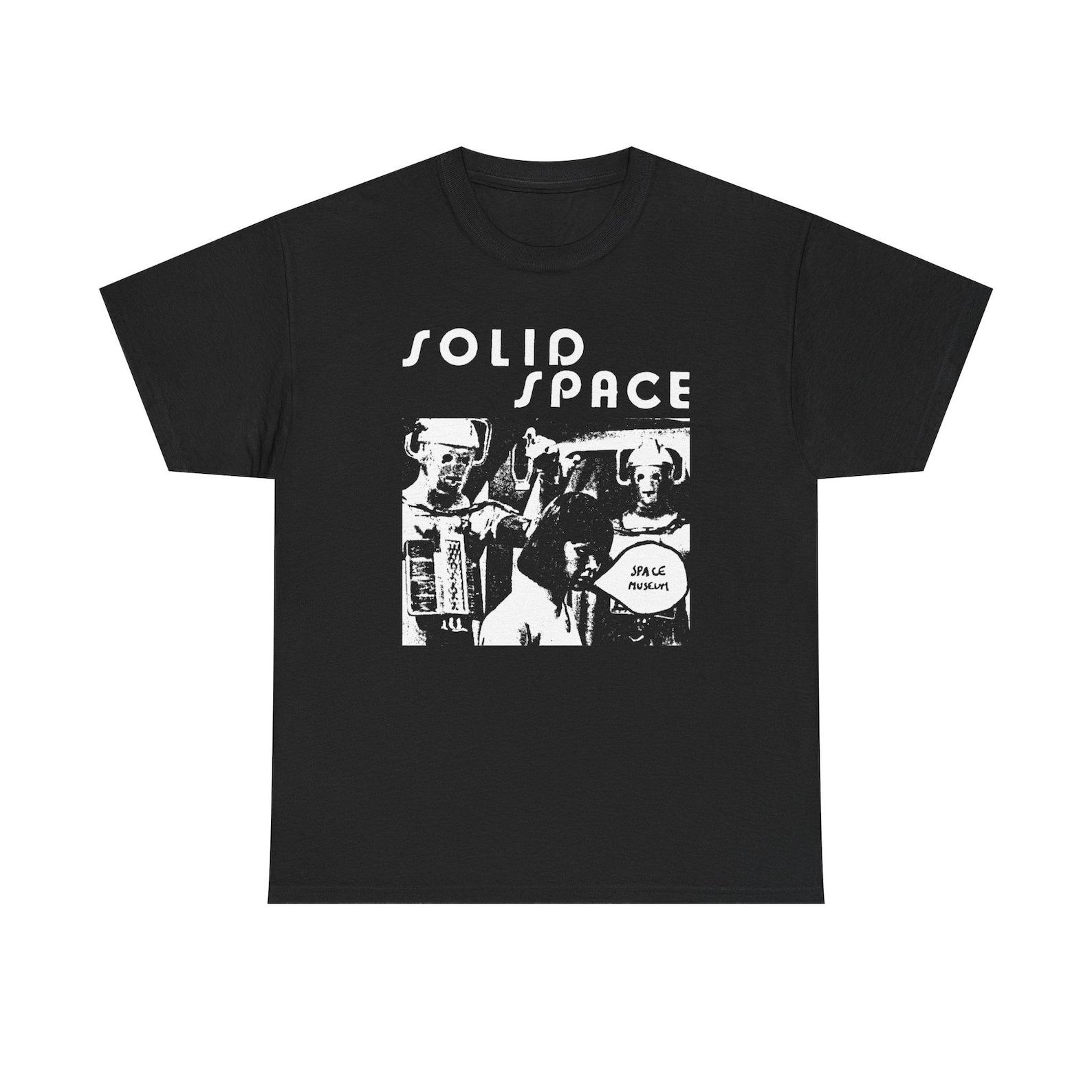Solid Space Space Museum T Shirt Minimal Synth Coldwave Electronic Band Tee 140