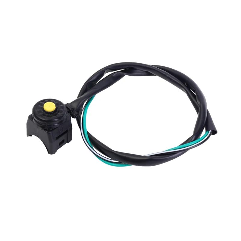 New Motorcycle Kill Red Push Button Horn Starter Dirt Bike ATV UTV Dual Sport for 22mm (7/8 ) Bars Off Road Motorcycle