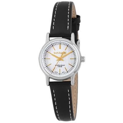 Sun Flame Unisex MJL-FA03-BK Okrągły zegarek czarny analogowy