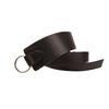 Round Buckle, Versatile and Simple Ladies' Wide Waist Belt, Soft and Fashionable Knotted Soft Belt