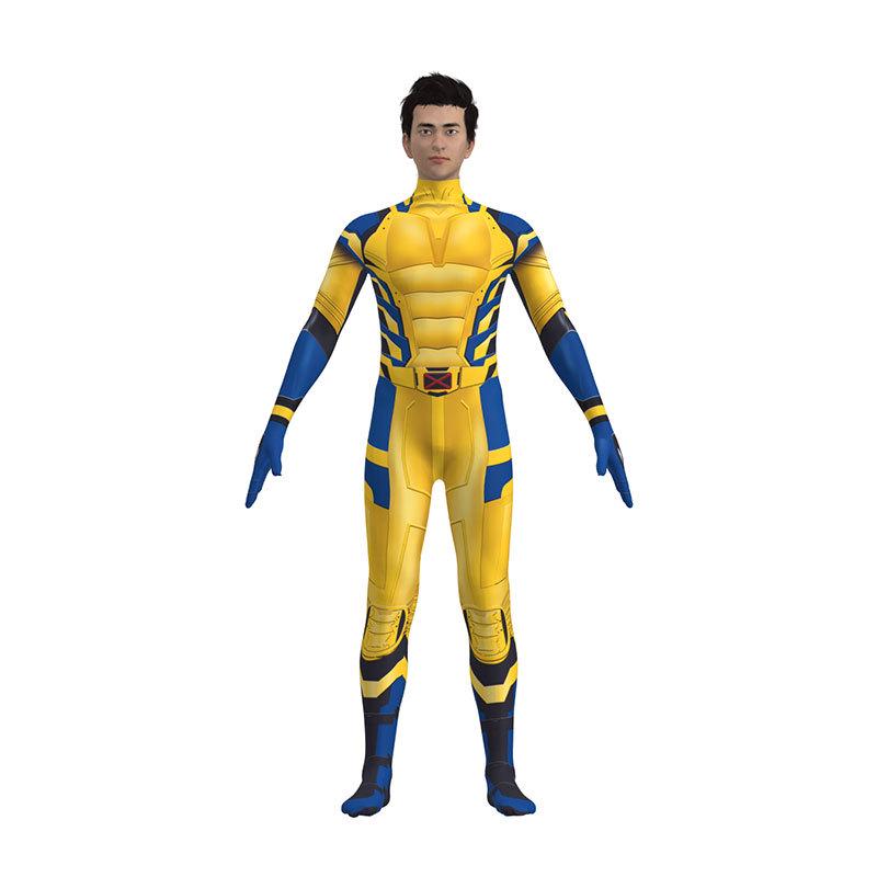 

Halloween Kids Werewolf Wolverine Muscle Costume – Anime Avengers Cosplay Outfit 150cm