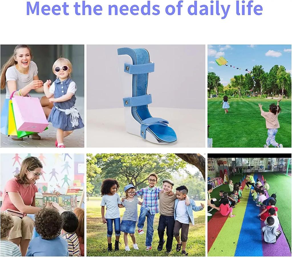 Child Toddler Ankle Foot Orthosis Pediatric Afo Night Splint Walking with Shoes or Sleeping Othopedic Drop Foot Support for Kids