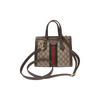 Gucci Ophidia Logo Stripe Web Torba Tote Unisex Torba Tote Hebanowy Brąz 547551-K05NB-8745