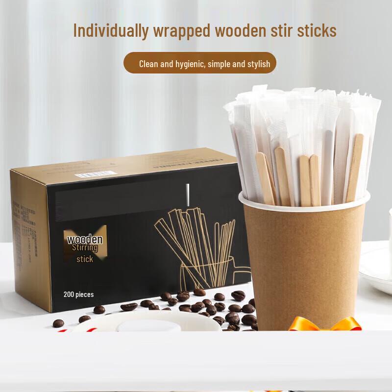 TKK Disposable Wooden Coffee Stirrers